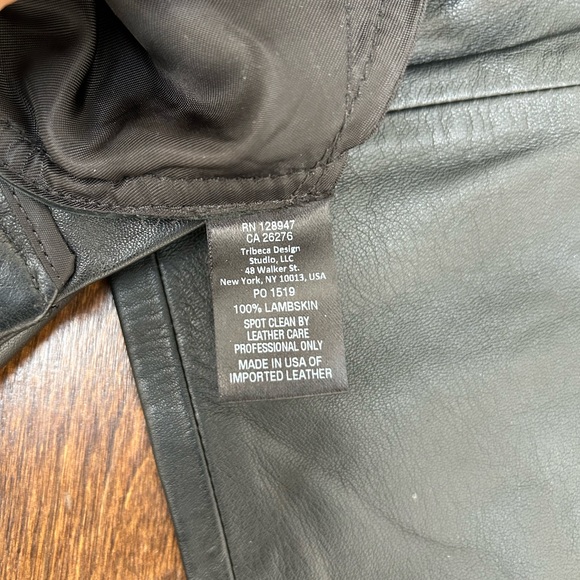 Nili Lotan Montauk Leather straight leg pants. Size 2. - Picture 6 of 16